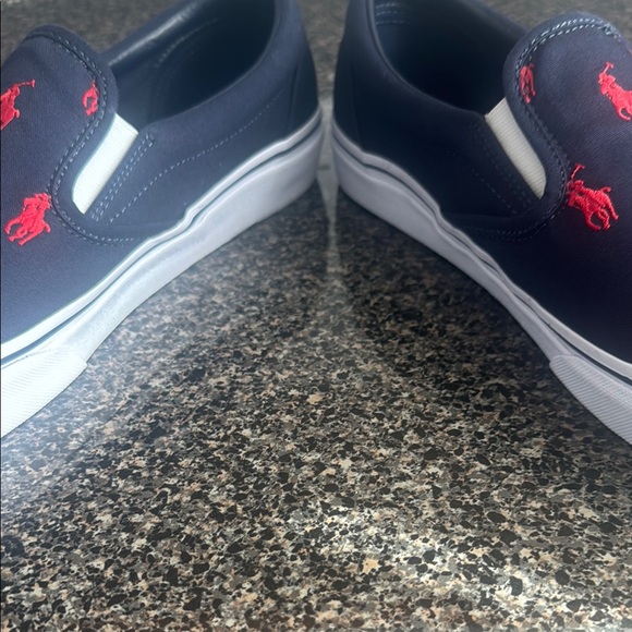Polo Ralph Lauren Navy Slip-On Sneakers - Picture 4 of 10
